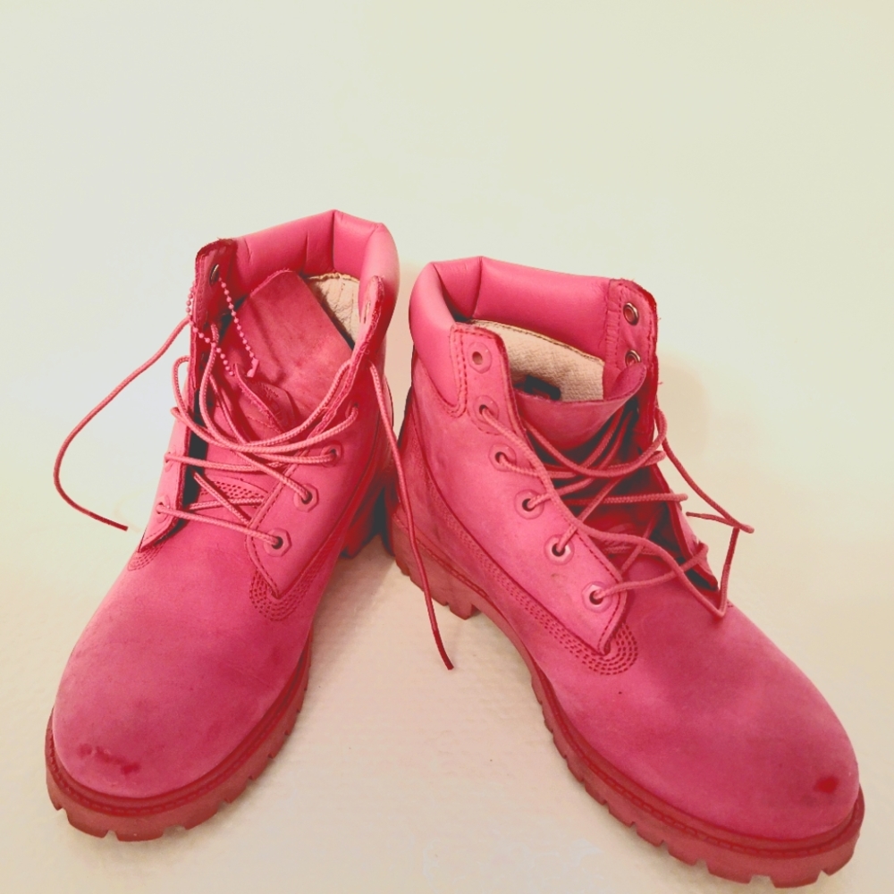 Rara Pink Timberland Waterproof Boots